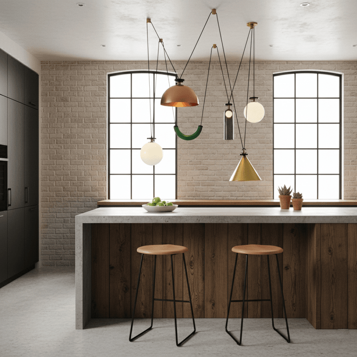 Geometric Shape Art Modern Chandelier - Vakkerlight