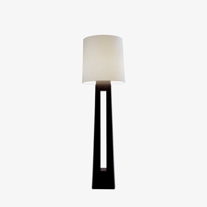 Geometric Wood Floor Lamp