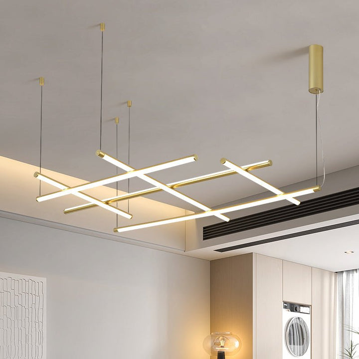 Geometric Linear Grid Pendant Lamp - Vakkerlight