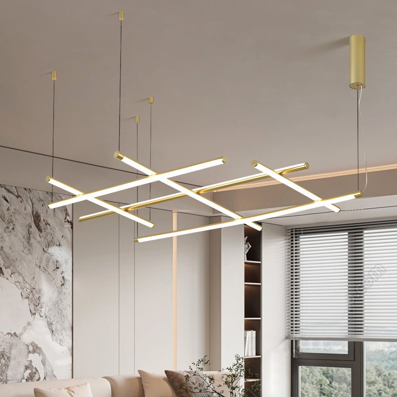 Geometric Linear Grid Pendant Lamp - Vakkerlight