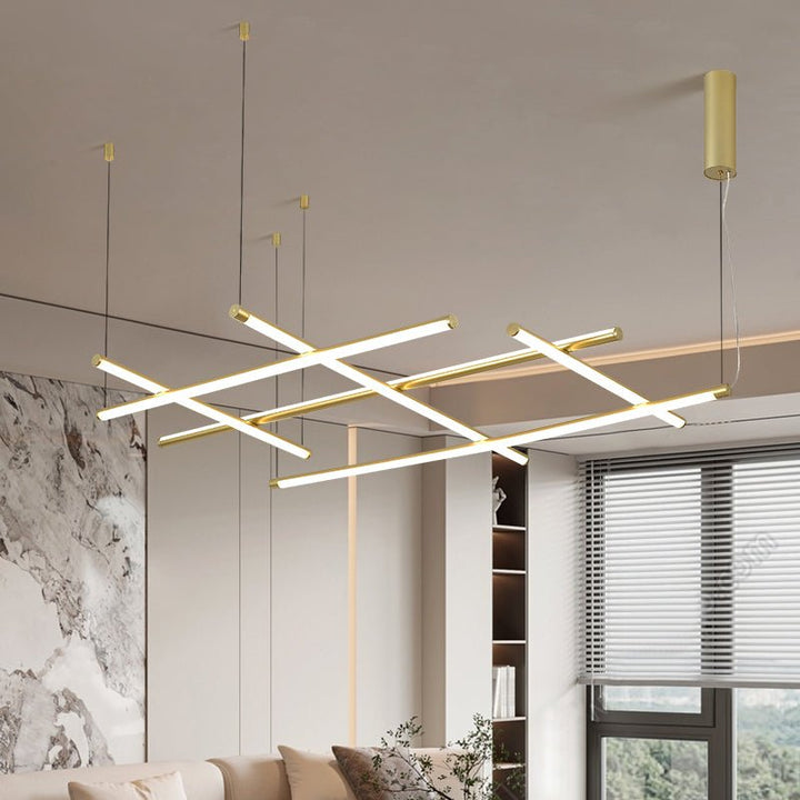 Geometric Linear Grid Pendant Lamp - Vakkerlight