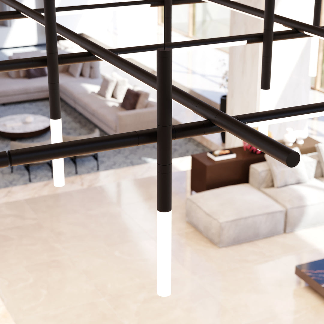 Geometric Linear Pendant Lamp - Vakkerlight