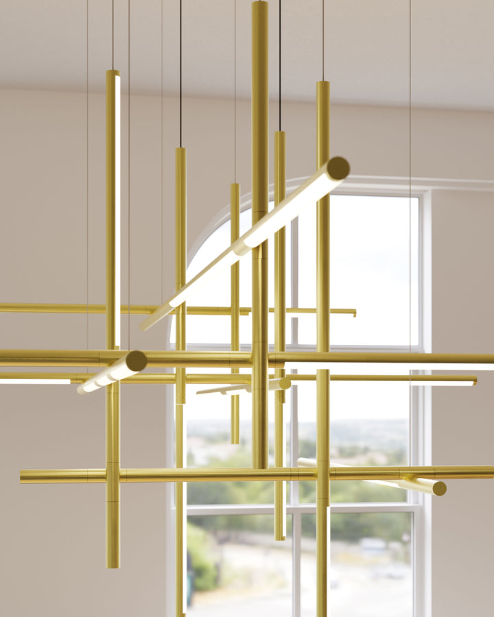 Geometric Linear Pendant Lamp - Vakkerlight