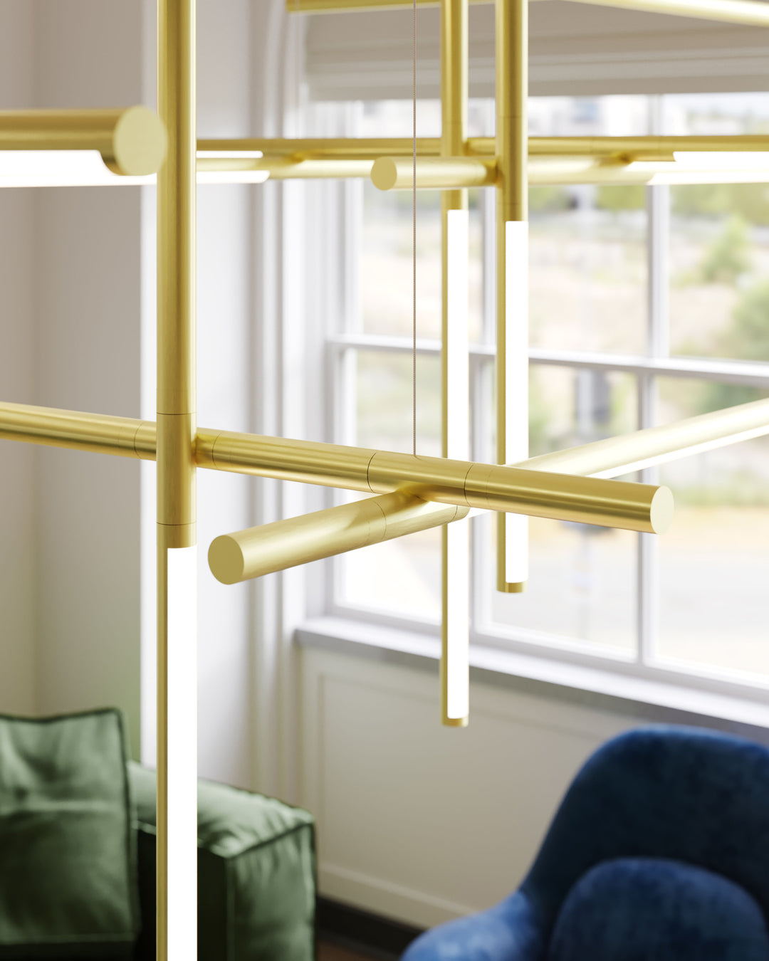 Geometric Linear Pendant Lamp - Vakkerlight