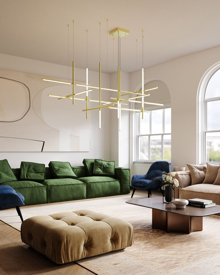 Geometric Linear Pendant Lamp - Vakkerlight