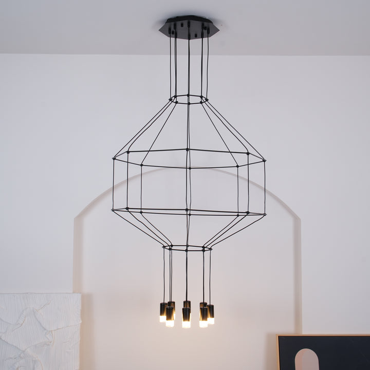 Geometric Lines Pendant Lamp - Vakkerlight