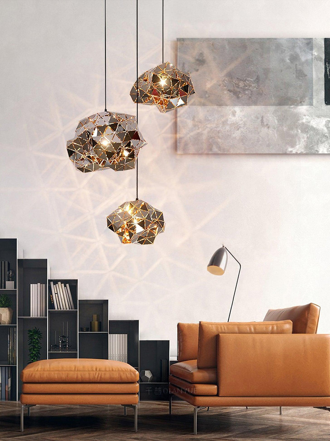 Geometric Panel Pendant Lamp - Vakkerlight