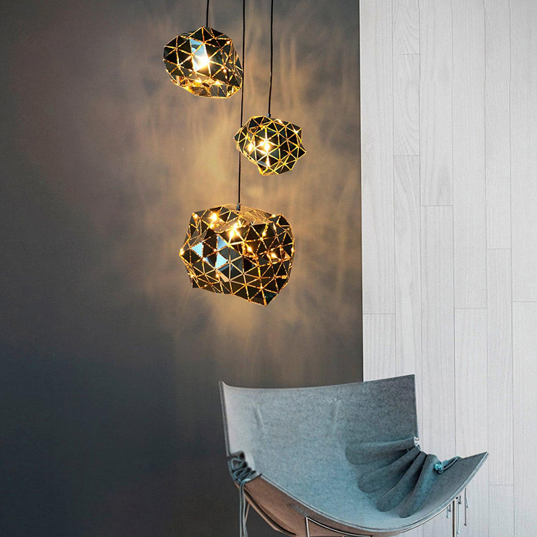 Geometric Panel Pendant Lamp - Vakkerlight