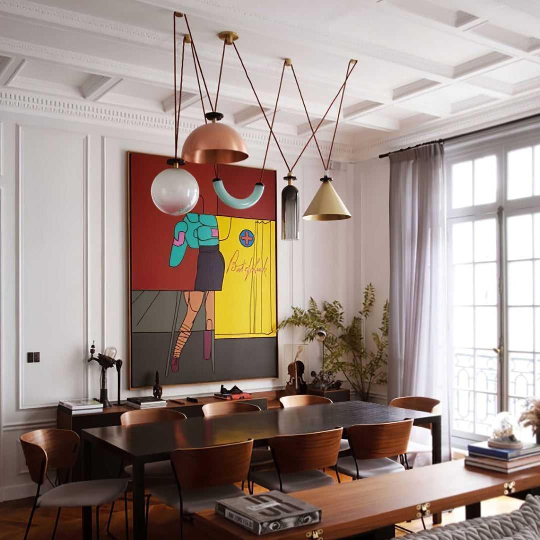 Geometric Shape Art Modern Chandelier