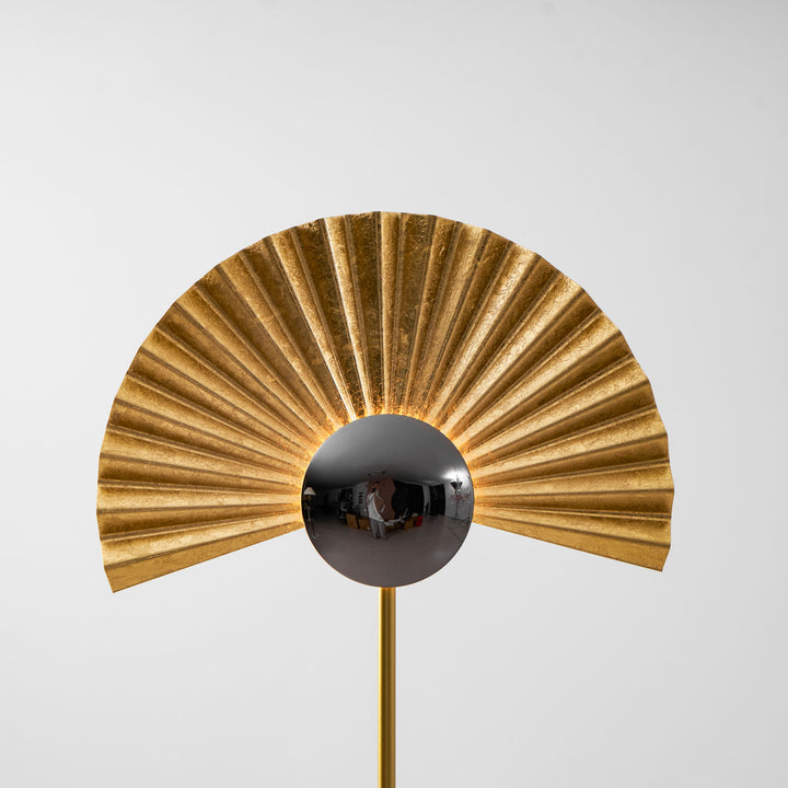 Gilded Fan Floor Lamp - Vakkerlight