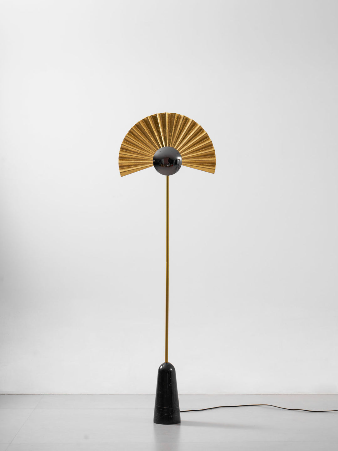 Gilded Fan Floor Lamp - Vakkerlight