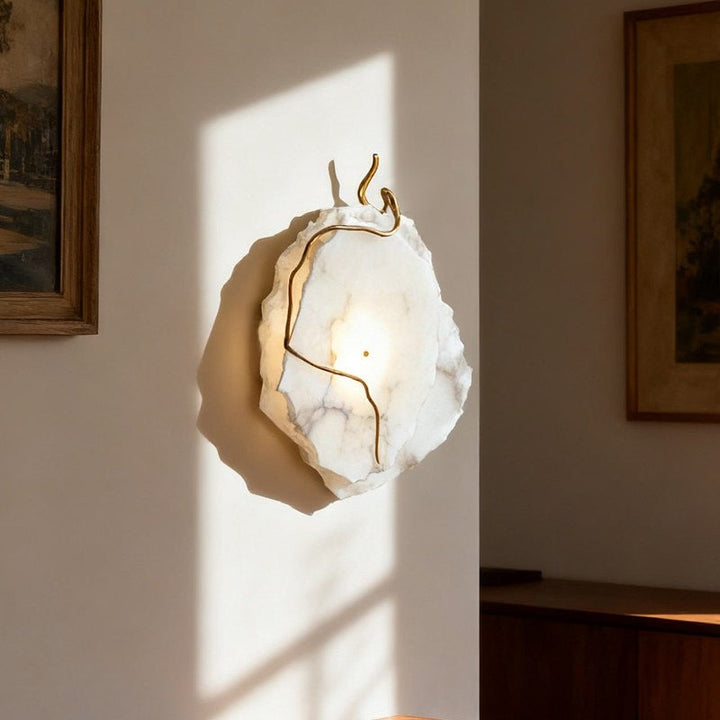 Gilded Branch Alabaster Wall Lamp - Vakkerlight