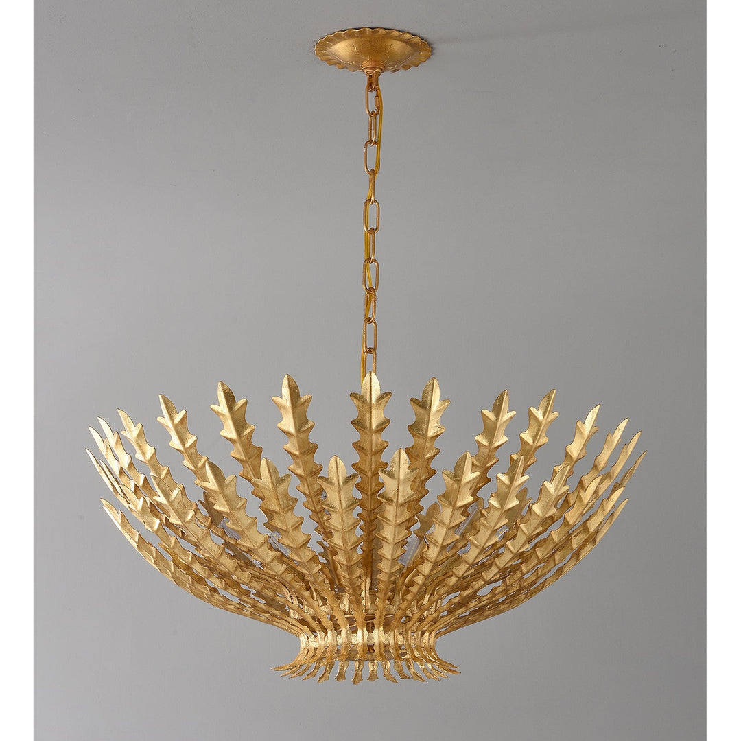 Gilded Acanthus Chandelier - Vakkerlight