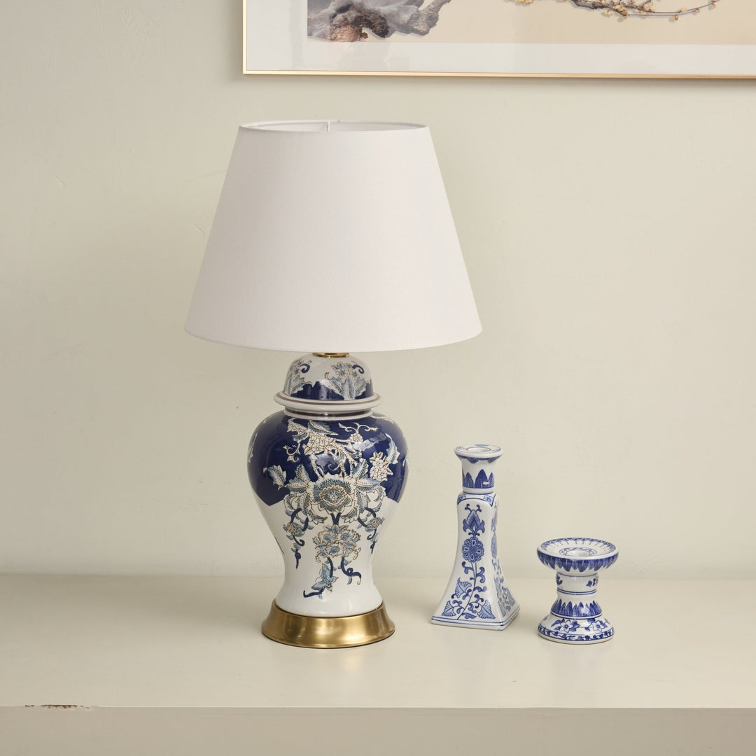 Gilt Accented Table Lamp - Vakkerlight