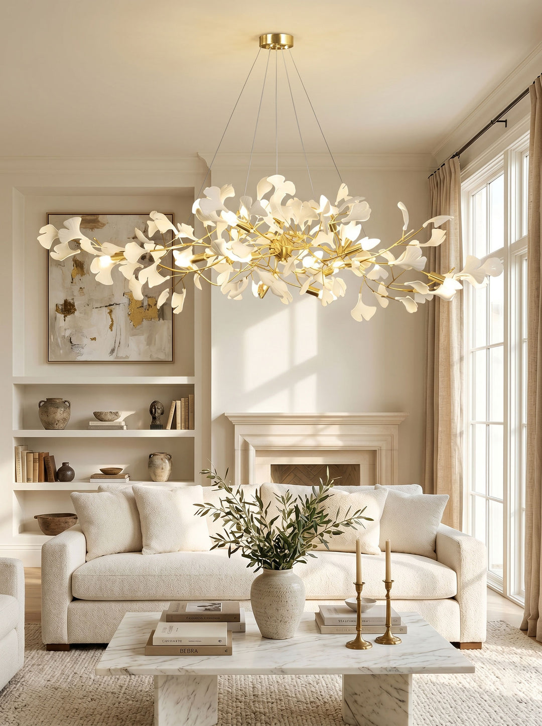 Gingko Bough Chandelier - Vakkerlight