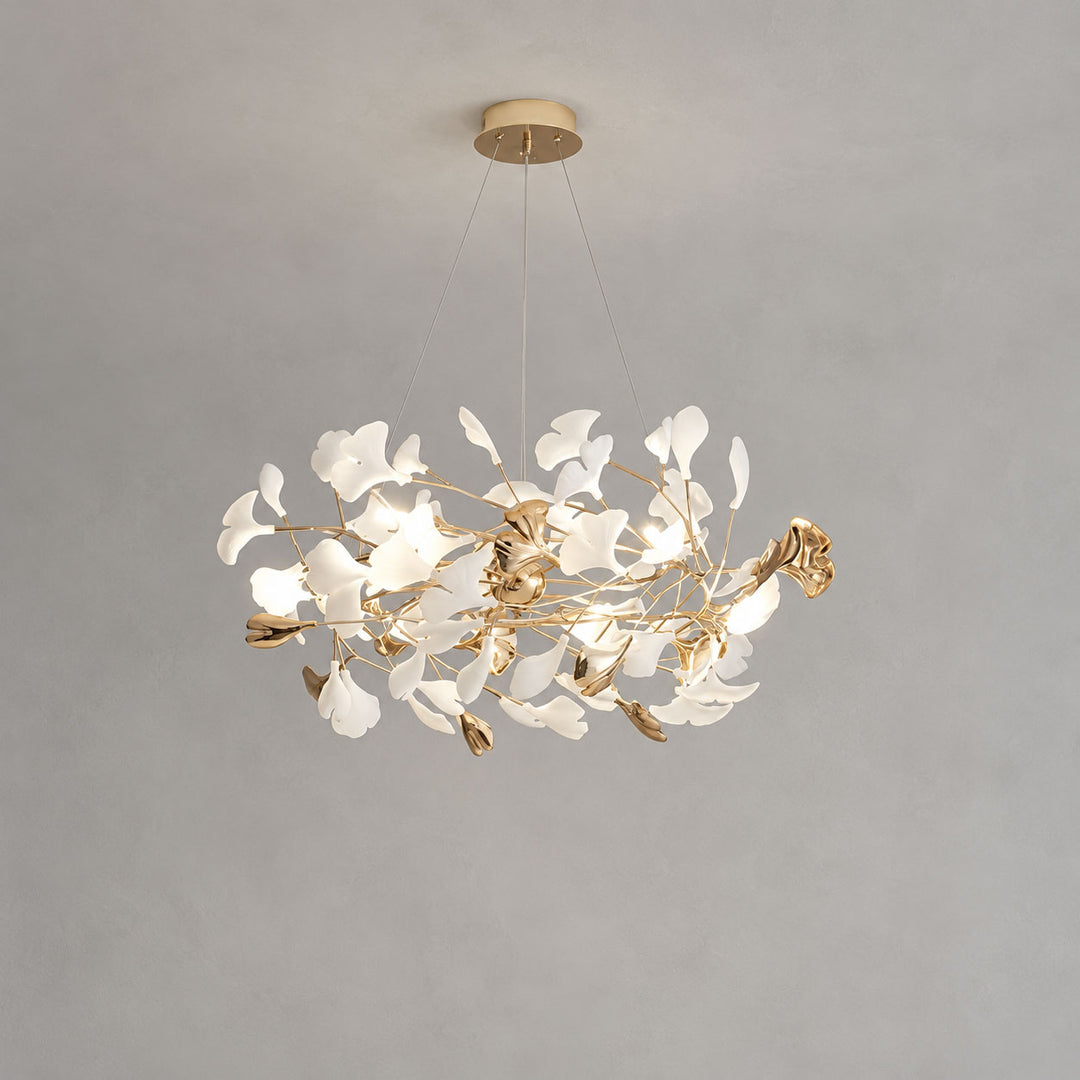Lustre rond Gingko Bough