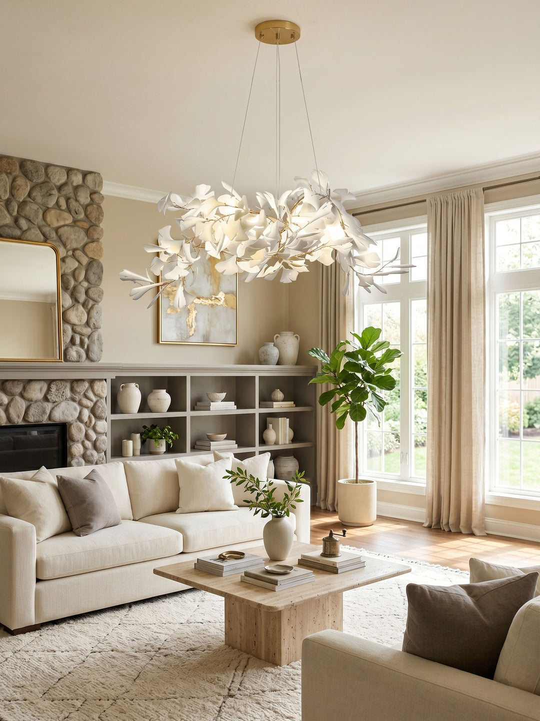 Gingko Bouquet Chandelier - Vakkerlight