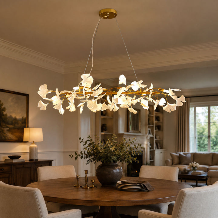 Gingko Branch Chandelier - Vakkerlight