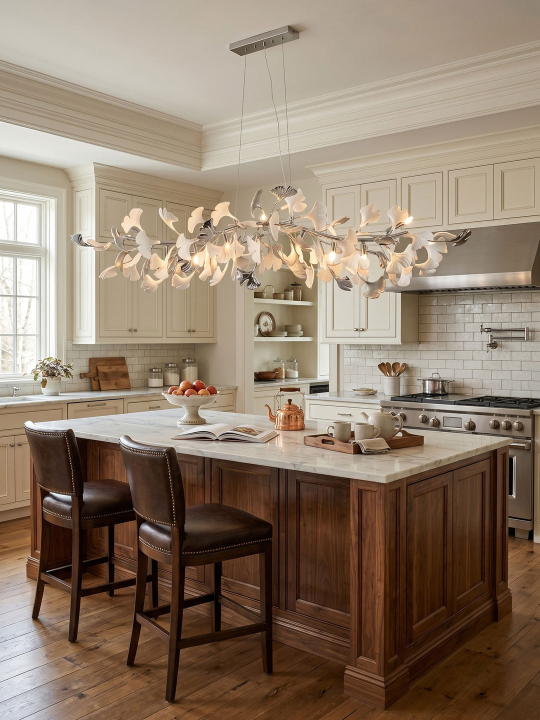 Gingko Cascade Chandelier - Vakkerlight