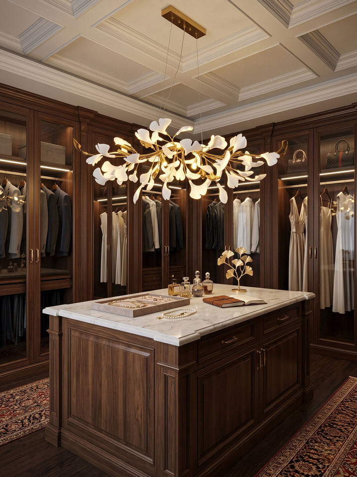 Gingko Cascade Chandelier - Vakkerlight