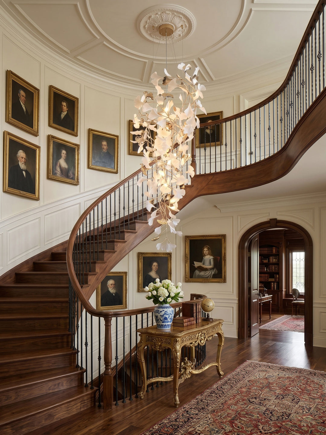 Gingko Cascade Leave Chandelier - Vakkerlight