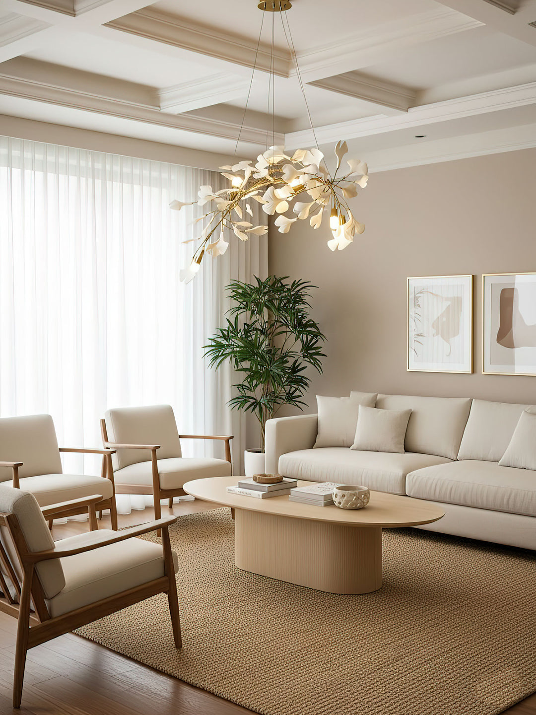 Gingko Chandelier A - Vakkerlight