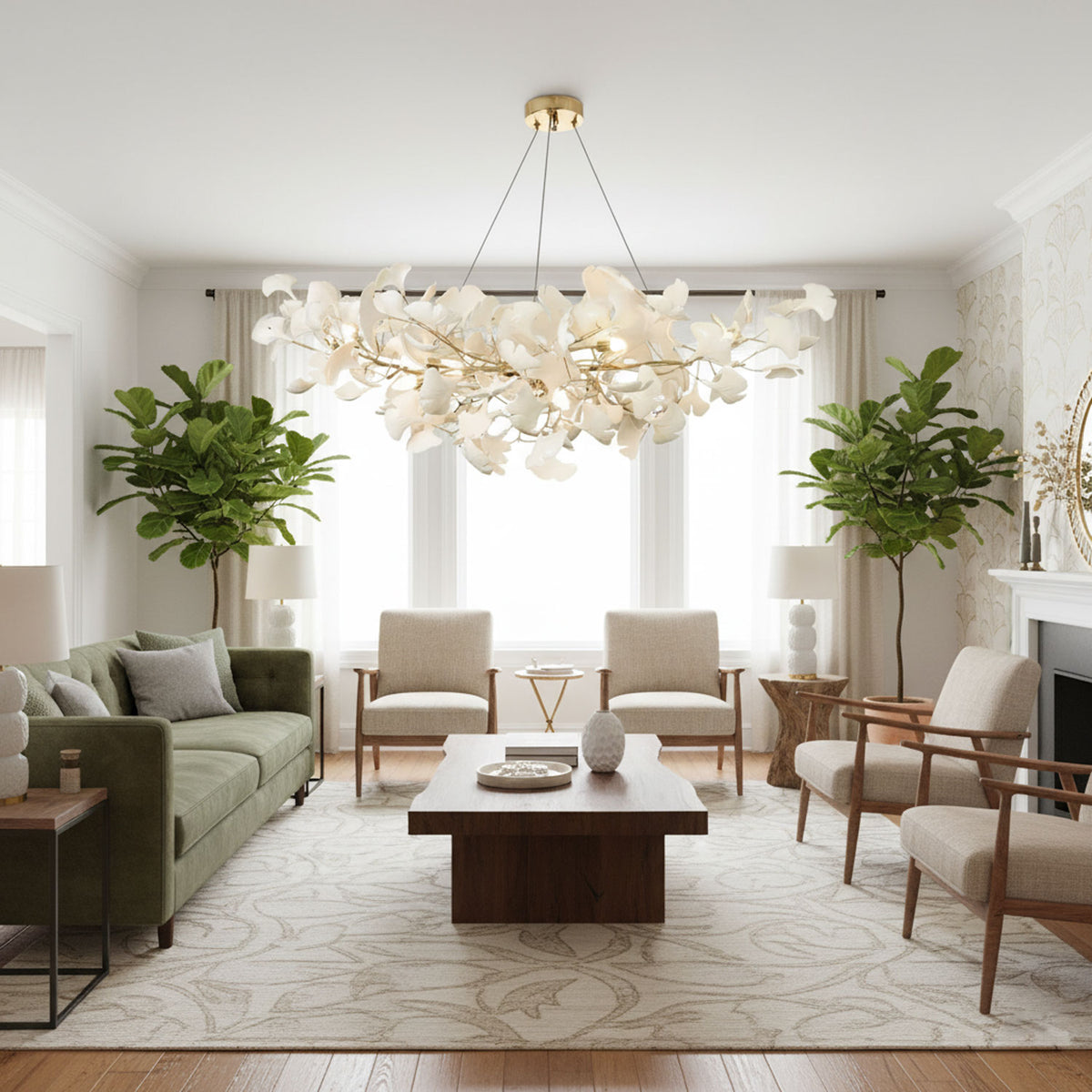 Ginkgo Chandelier B