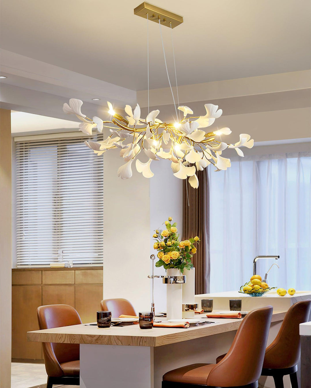 Gingko Chandelier D - Vakkerlight