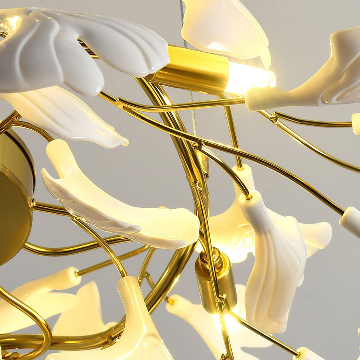 Gingko Chandelier D - Vakkerlight