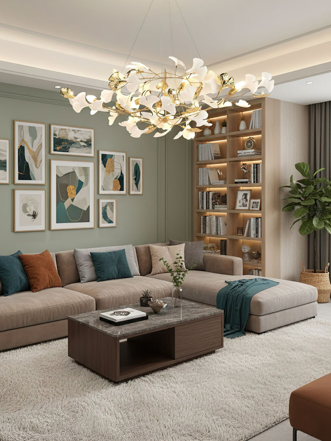 Gingko Chandelier S - Vakkerlight