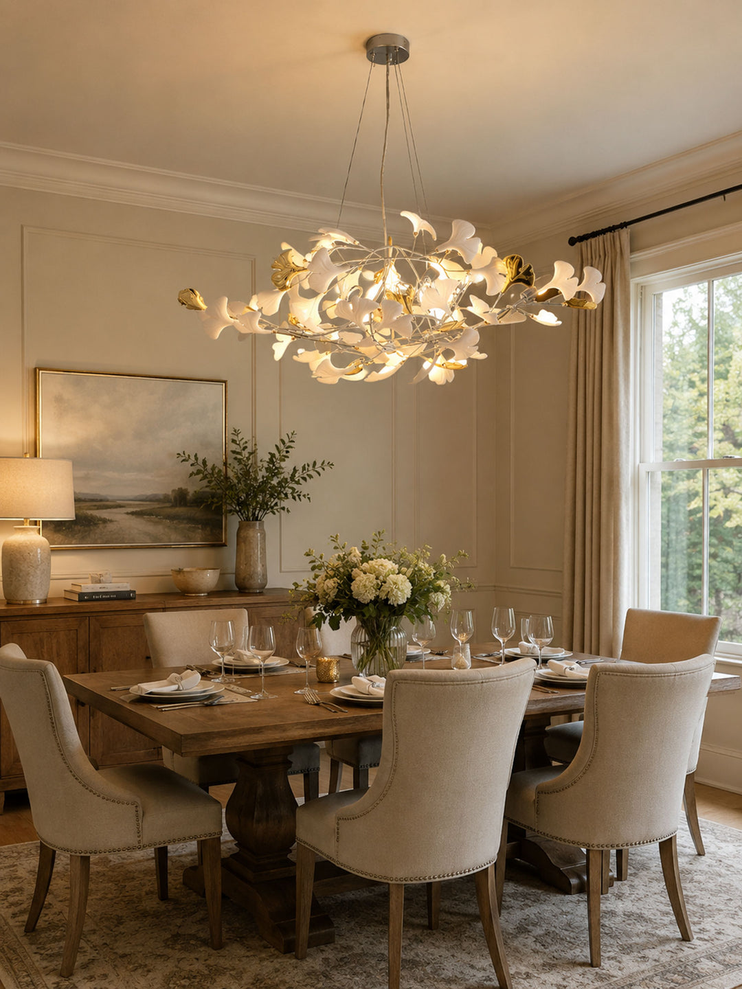 Gingko Cluster Chandelier - Vakkerlight