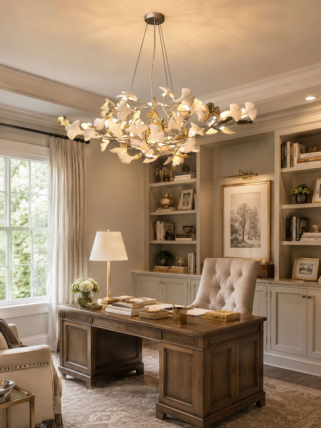 Gingko Cluster Chandelier - Vakkerlight