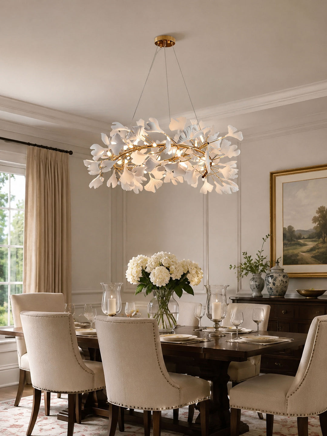 Gingko Halo Chandelier - Vakkerlight