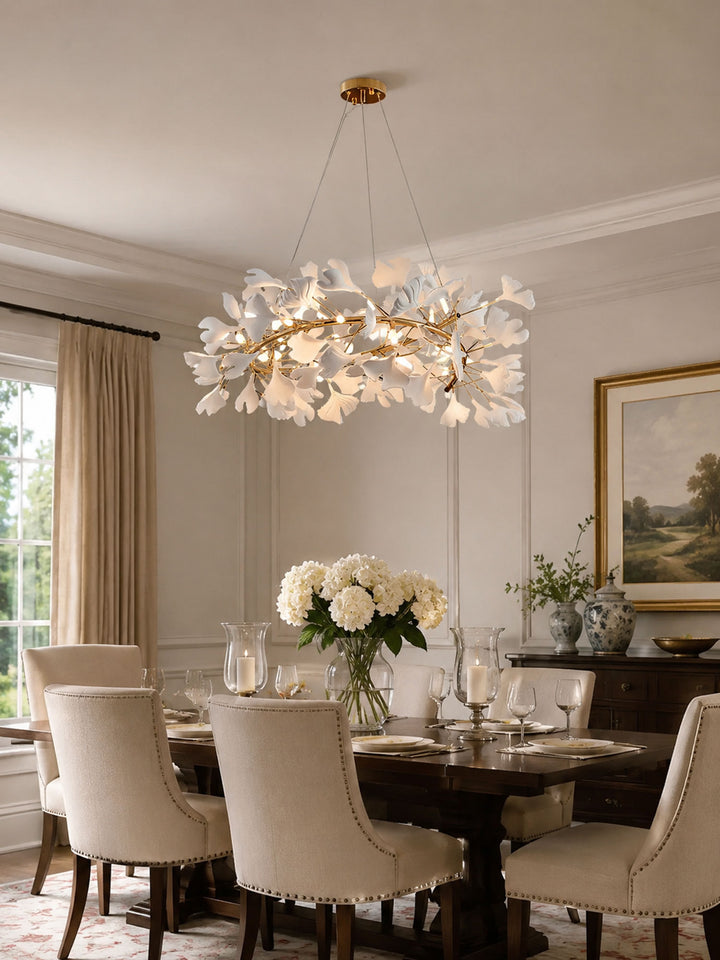 Gingko Halo Chandelier - Vakkerlight