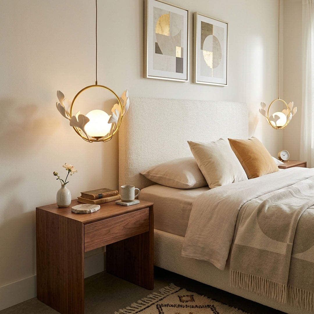 Gingko Halo Glass Pendant Lamp - Vakkerlight
