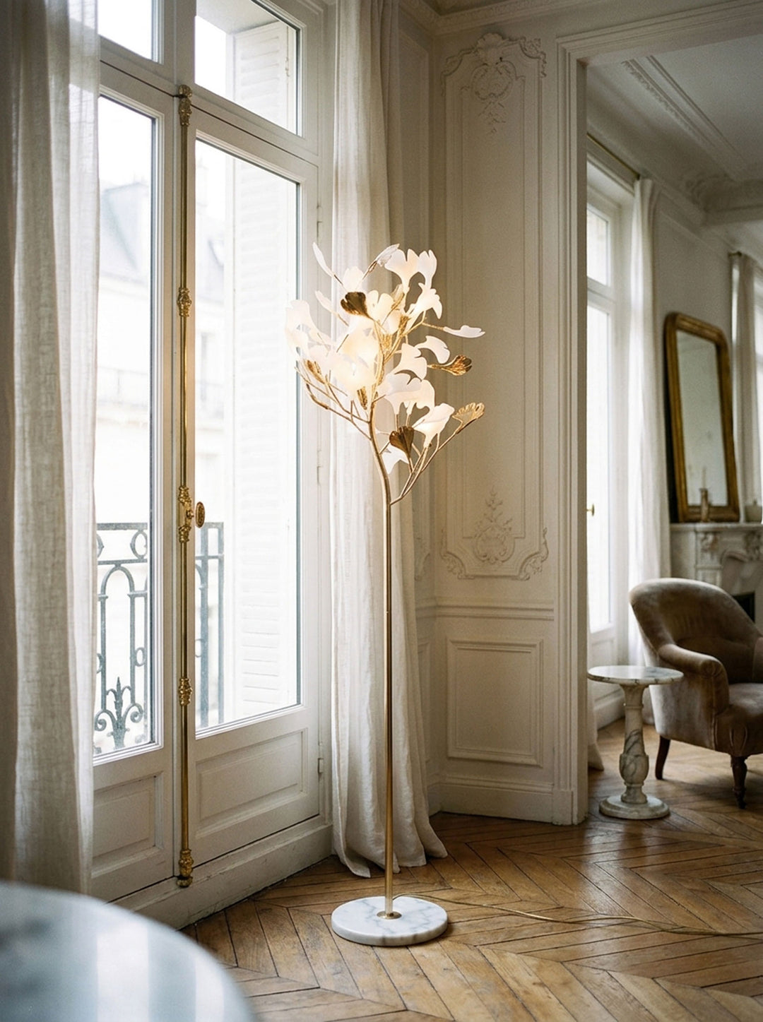 Gingko Leaf Floor Lamp