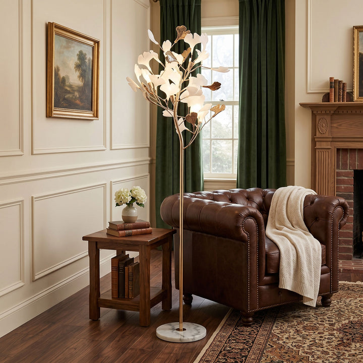 Gingko Leaf Floor Lamp - Vakkerlight
