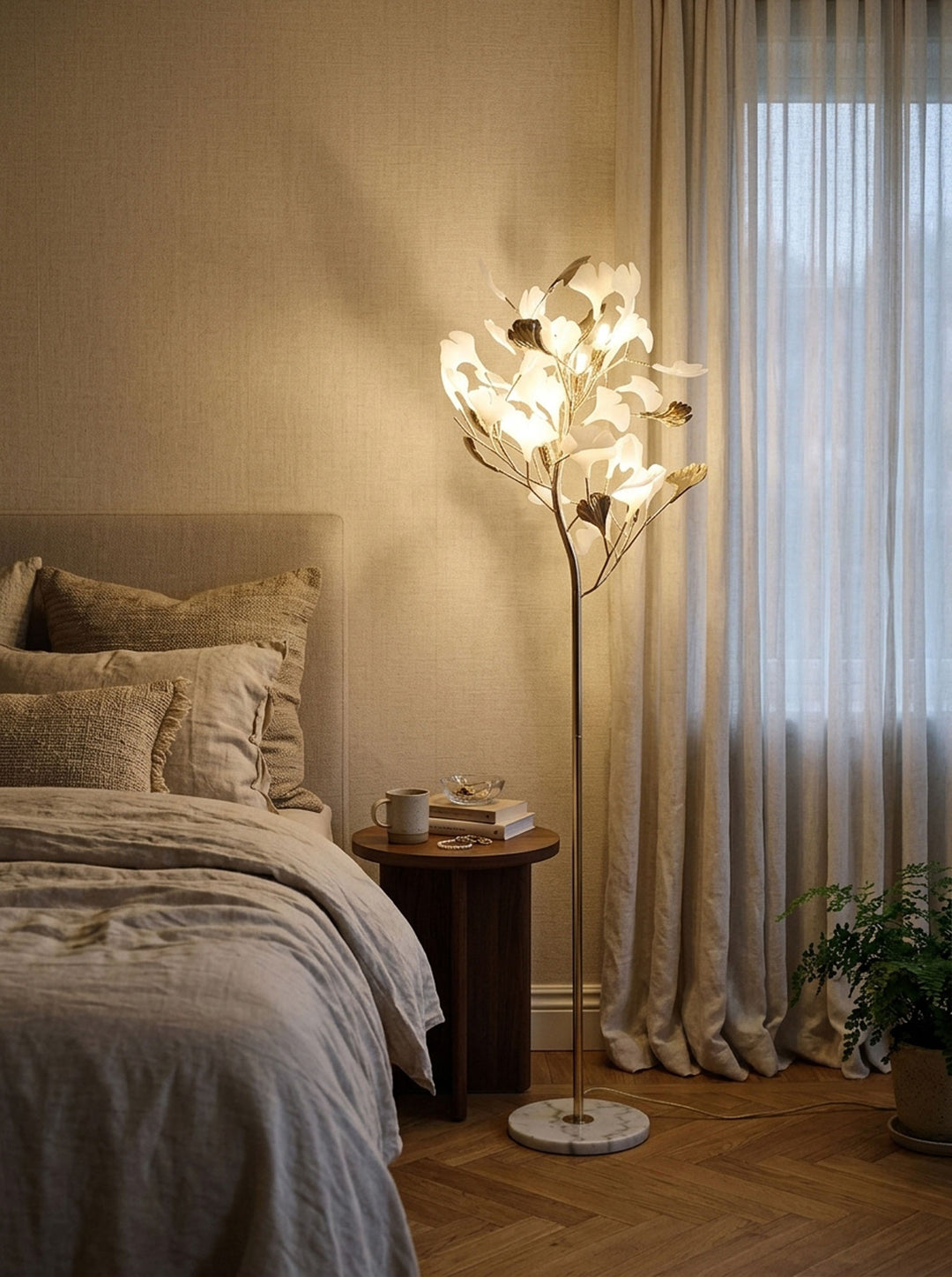 Gingko Leaf Floor Lamp