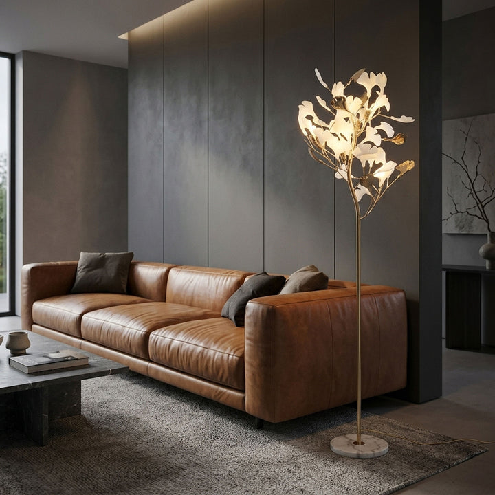 Gingko Leaf Floor Lamp