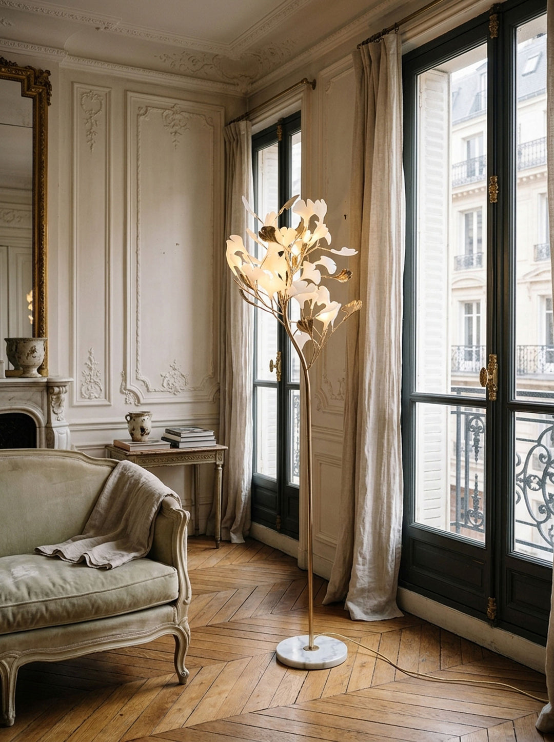 Gingko Leaf Floor Lamp