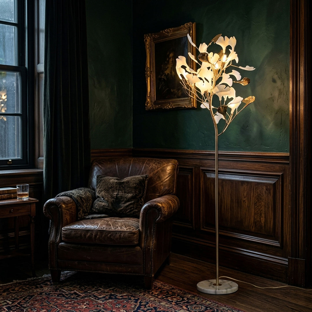 Gingko Leaf Floor Lamp