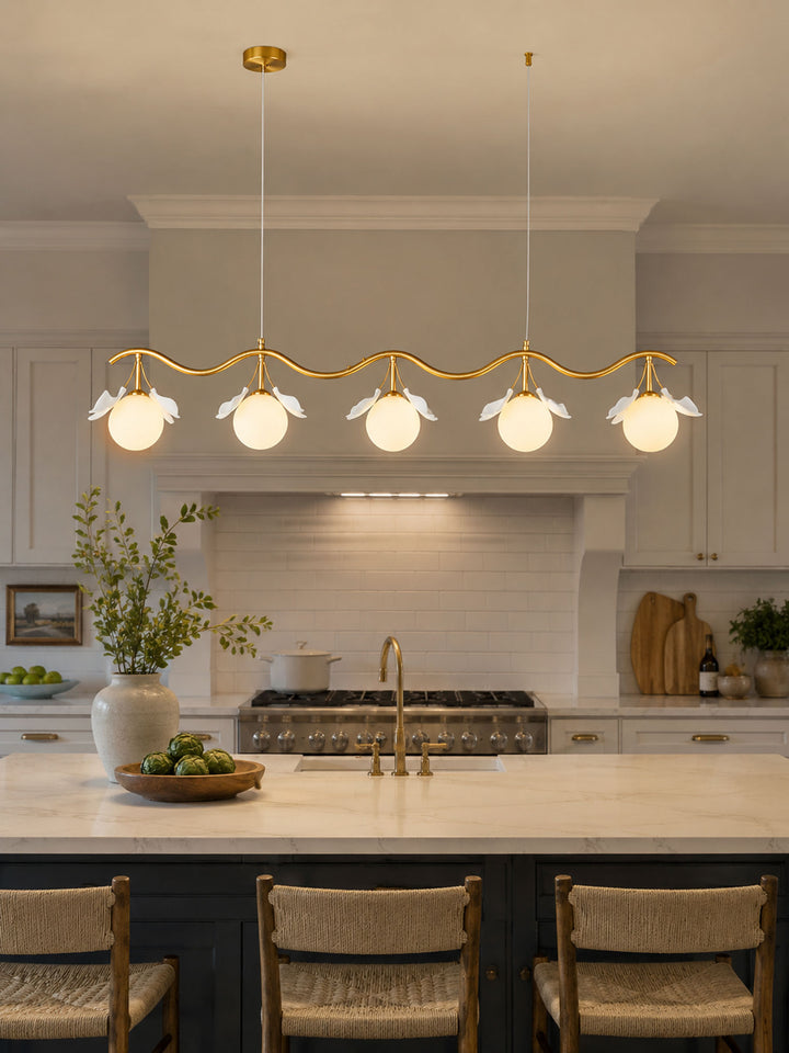 Gingko Orb Chandelier - Vakkerlight