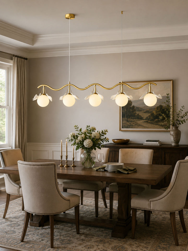 Gingko Orb Chandelier - Vakkerlight