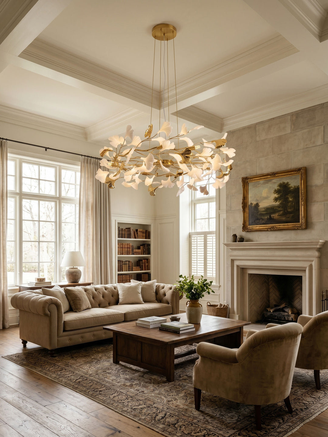 Gingko Ring Chandelier - Vakkerlight