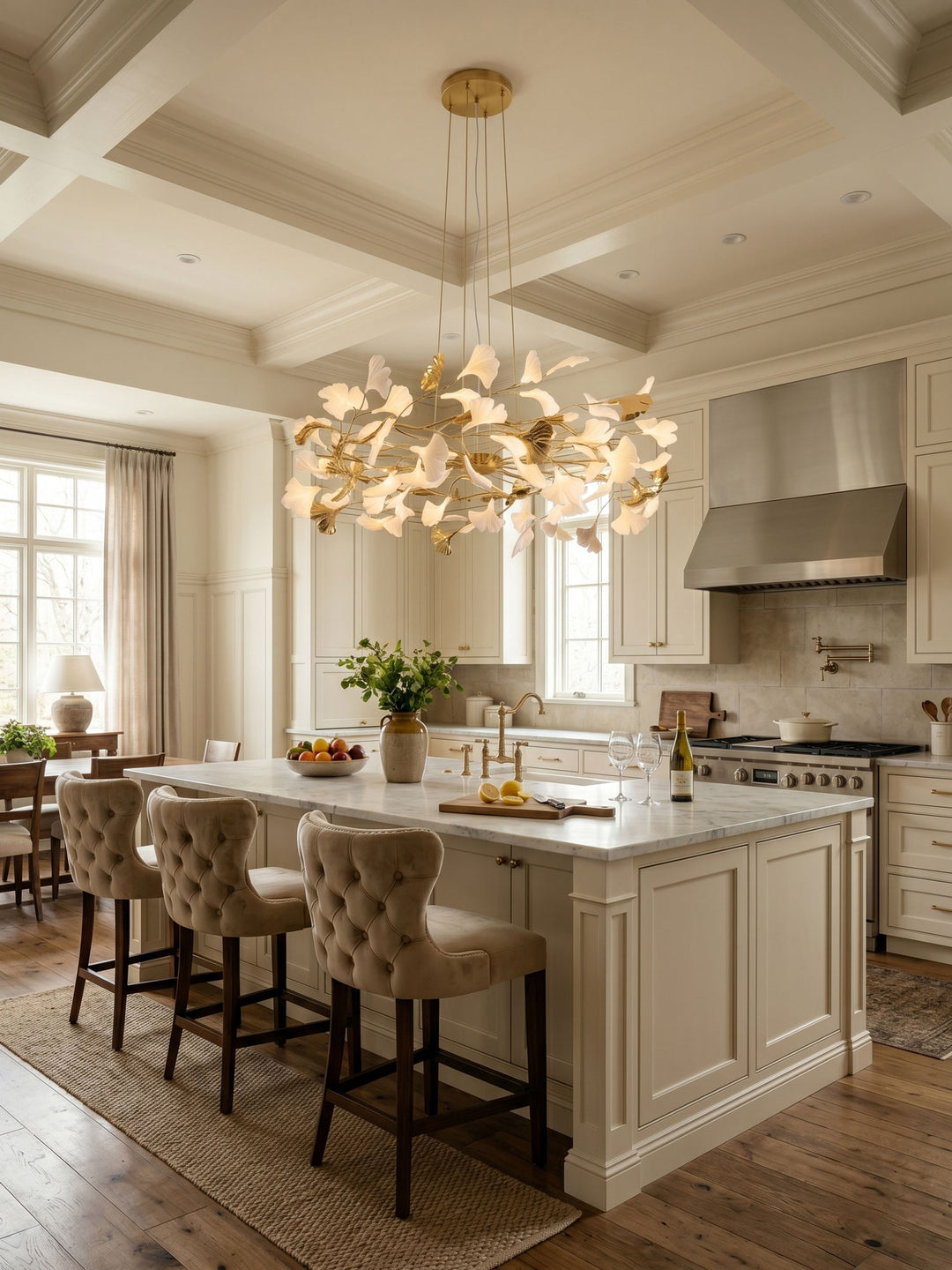 Gingko Ring Chandelier - Vakkerlight