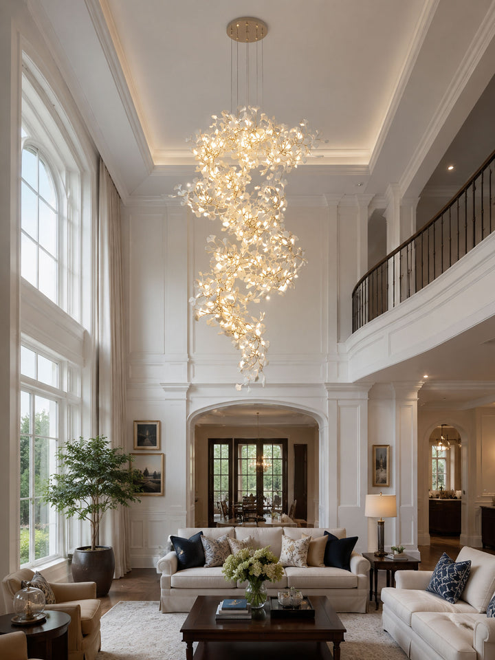 Gingko Vortex Chandelier - Vakkerlight
