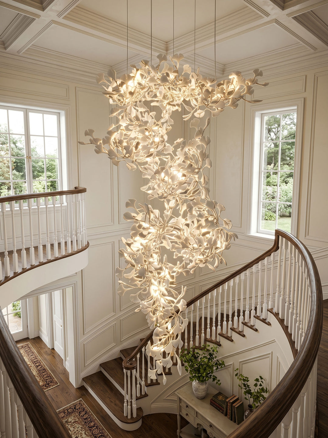 Gingko Vortex Chandelier - Vakkerlight