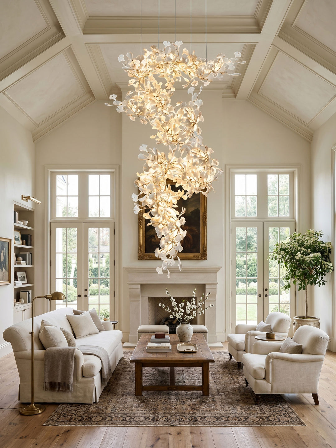 Gingko Vortex Chandelier - Vakkerlight