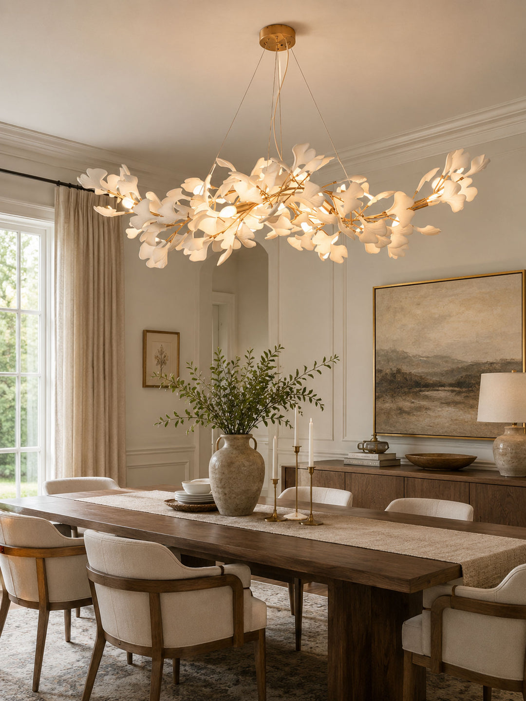 Gingko Wing Chandelier - Vakkerlight