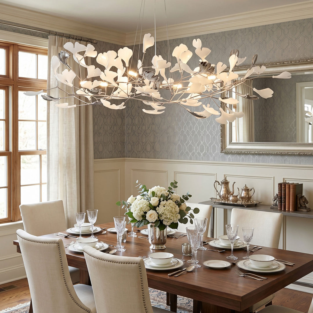 Gingko Wreath Chandelier - Vakkerlight